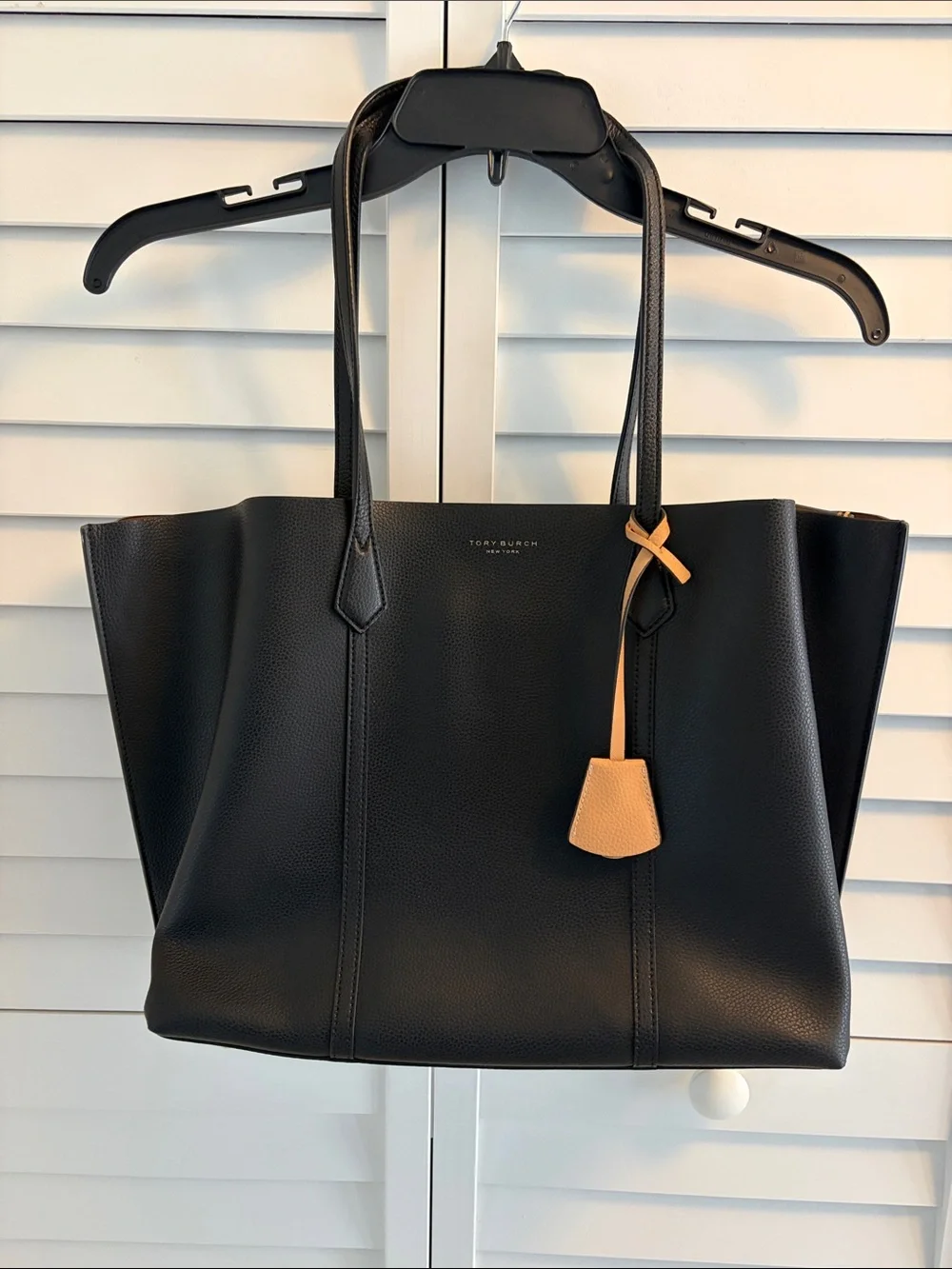 Price Drop! Tory Burch Black Perry Triple Compartment Tote NWT